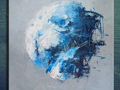 Combattimento. Vernice su tela.